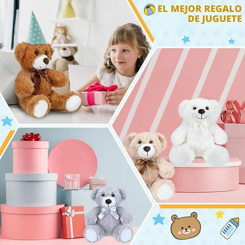 Vista 7 de Aoriher - 28 osos de peluche a granel de 13.7 pulgadas, estilo lindo