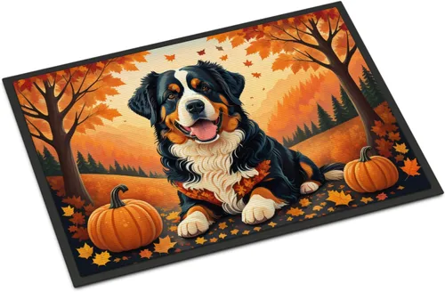 Vista 62 de Caroline's Treasures DAC1041MAT - Tapete de algodón de Tulear para puerta delantera, 18 x 27 pulgadas, para interiores y exteriores, para entrada