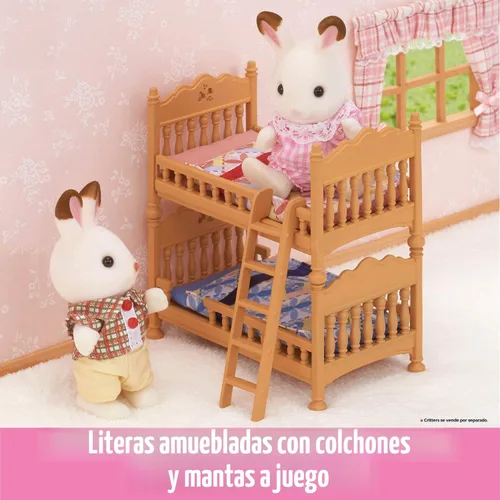 Vista 4 de Calico Critters Set de habitación infantil, papel, multicolor