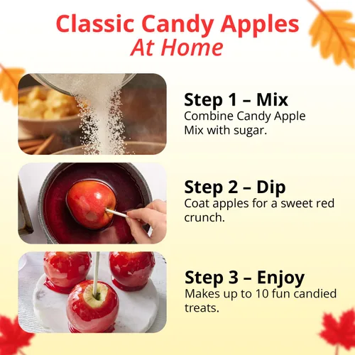 Vista 6 de CONCORD - Kits de caramelos y manzana de caramelo (hace 20 manzanas de caramelo)