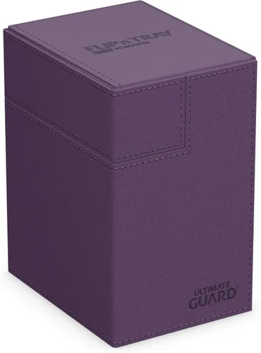 Vista 9 de Estuche Ultimate Guard Flip'n'Tray 100+, para 100 cartas con fundas dobles de TCG + bandeja para dados, negro, cierre magnético independiente