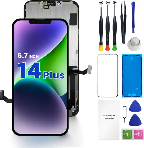 Vista 27 de para iPhone 11 Reemplazo de pantalla de 6.1", kit de reparación de pantalla LCD táctil 3D Genverdix, conjunto de montaje digitalizador
