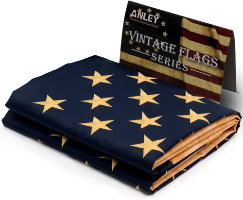 Vista 5 de Cosido americano + bandera tipo retro