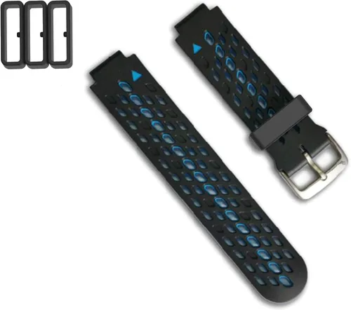 Vista 2 de Anillos de sujeción de repuesto compatibles con Garmin Forerunner 220 230 235 255 35 745 965 955 945 935 970 banda Cilp Connector Keepers Secure