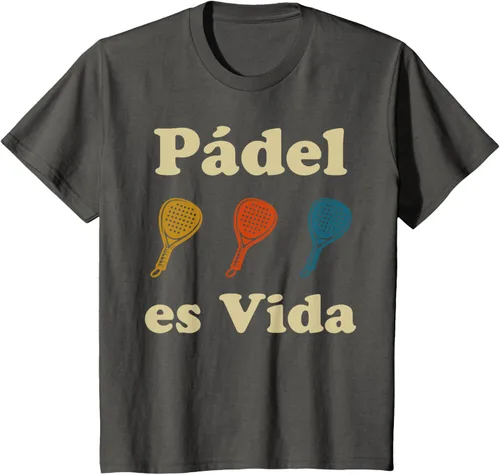 Vista 42 de Padel ES Vida Player Sport Life in Spanish En Espanol Men's T-Shirt