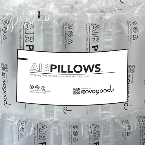 Vista 7 de AirPillows™ - 150 burbujas de almohada de aire precargadas prémium para envío de paquetes 3 pies cúbicos, 22 galones, 4 x 8 pulgadas Ea como