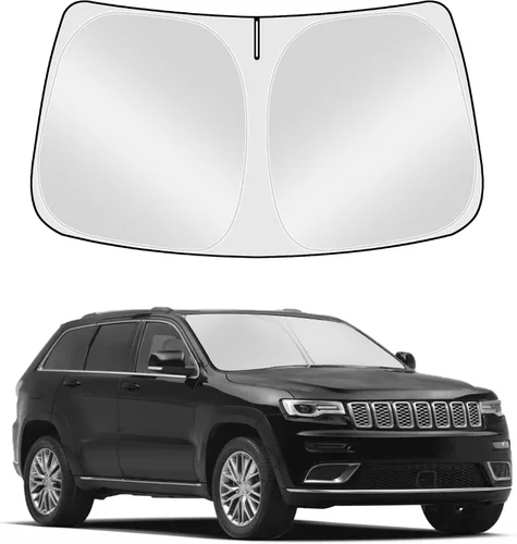Vista 12 de Parasol para parabrisas, accesorios para parabrisas delantero, protector solar personalizado, diseño de doble capa Front Window Sun Shade