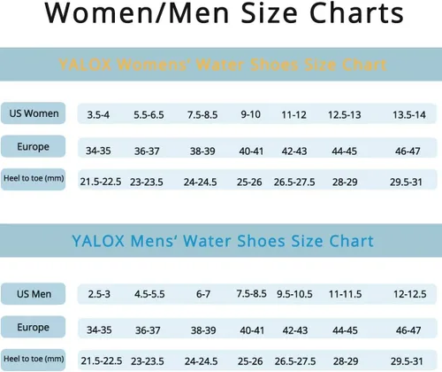 Vista 7 de Yalox - Calzado acuático, de secado rápido, sensación de pies descalzos, para mujer y hombre calcetines acuáticos para exteriores, playa, nadar