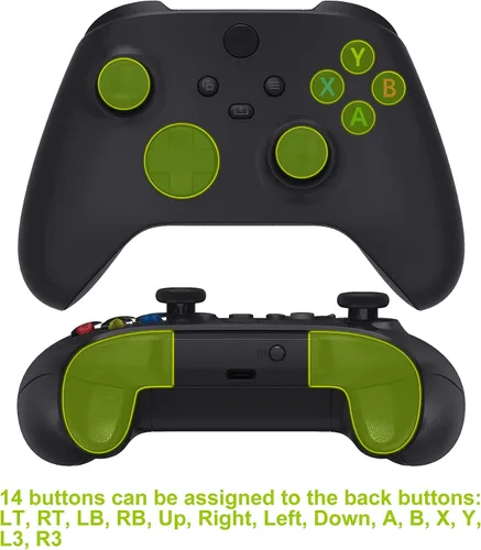 Vista 4 de eXtremeRate Hope Programable Remap Kit for Xbox Series XS Controller, Upgrade Boards & Redesigned Back Shell & Side Rails & Back Buttons for Xbox