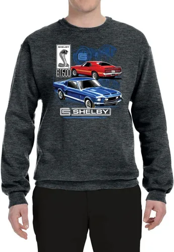 Vista 3 de Wild Bobby Shelby GT 500 Cobra Ford Motors - Regalo oficial para hombres, automóviles y camiones, sudadera unisex con cuello redondo