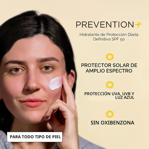 Vista 2 de IMAGE Skincare PREVENTION+ Daily Ultimate Protection Hidratante, loción de protección solar facial SPF 50, óxido de zinc, mezclable sin yeso blanco