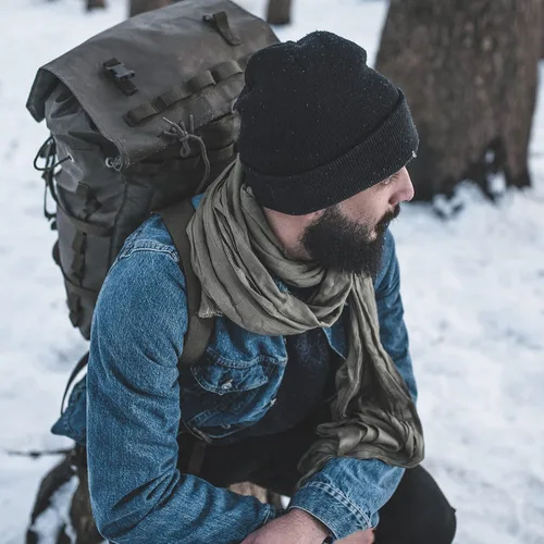 Vista 3 de PFFY 1 o 2 paquetes de gorros unisex para hombres y mujeres, gorros de invierno de punto