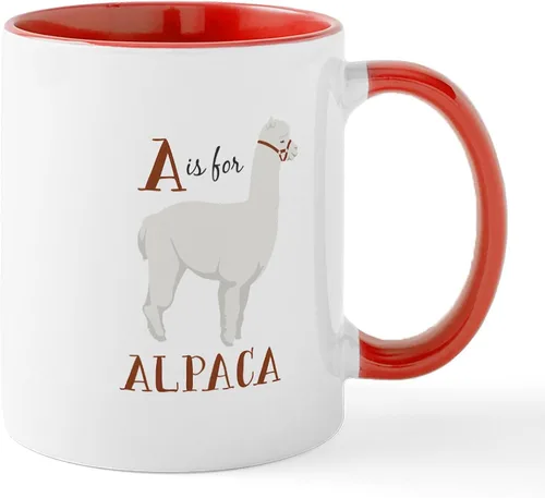Vista 15 de CafePress 100% Alpaca Mugs Taza de café de cerámica de 11 oz (11.0 fl oz)