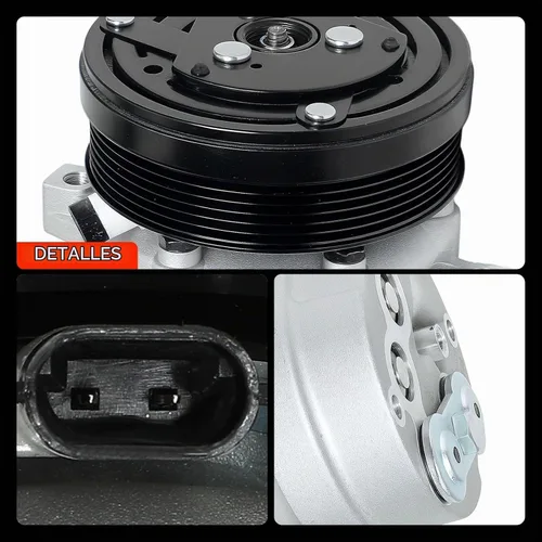 Vista 9 de A-Premium Compresor de CA con embrague compatible con Chevrolet y GMC