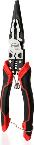 Vista 8 de Separador de cables de 10-20 AWG, paquete de 5, herramienta de pelado y engaste de cables, pelacables de alambre CR-V, pelacables eléctricos