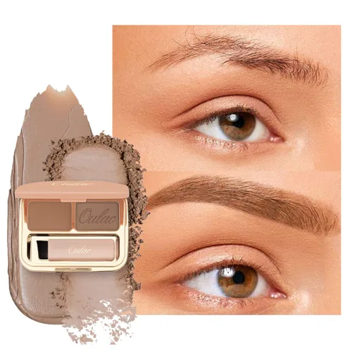 Vista 10 de Oulac Lápiz de cejas rubio, barra retráctil impermeable para cejas con cepillo, de larga duración, resistente a las manchas, vegano y libre