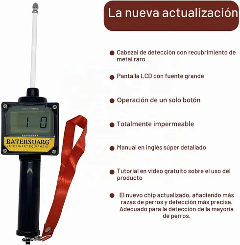 Vista 2 de Detector de ovulación de perros, probador de criador canino, máquina de cría de perros de inseminación artificial, práctica formulación