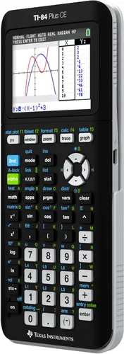 Vista 4 de Calculadora gráfica TI84PLSCEBLUBRY de Texas Instruments, Negro