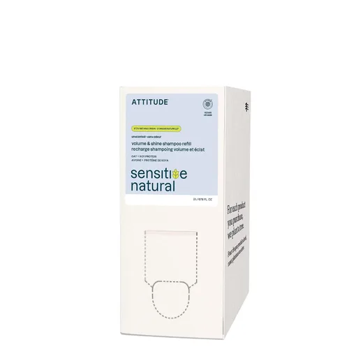 Vista 9 de ATTITUDE Champú para el cabello para cuero cabelludo seco sensible, verificado por EWG, avena calmante, protege el color, ingredientes derivados