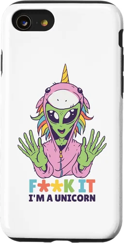 Vista 8 de Funda para iPhone 12 mini LGBTQ Alien F I I'm A Unicorn Rainbow Outer Space Gay Pride