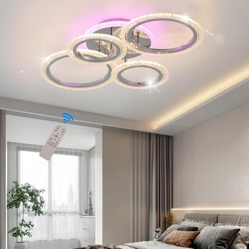 Vista 12 de Ceiling Lighting Fixtures, Multi Color Led Ceiling Light, Rgb Ceiling Light Led ceiling light, Indoor dimmable light, Can control color lights