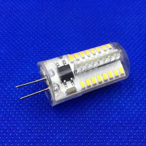 Vista 7 de Bombilla LED G4 AC 120V Cool White Alto Voltaje 110V 3W JC Bi-Pin Base Luz Paquete de 5 6000 K