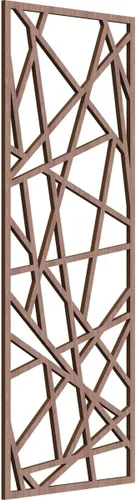 Vista 16 de Conway Paneles de pared decorativos de madera con calado, 9 3/8 pulgadas de ancho x 24 3/8 pulgadas de alto x 1/4 de alto, aliso