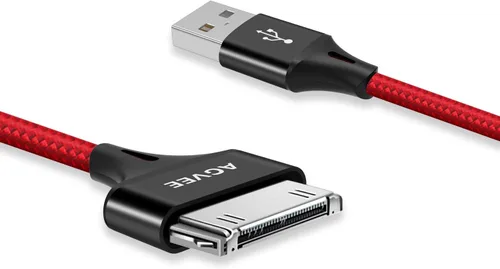 Vista 4 de AGVEE - Cable de carga de 30 pines de 4 pies para iPod Touch 4 3 2 1 antiguo, iPod Classic 3 2 1, iPad 1 2 3 antiguo, iPhone 4 4S 3G 3GS antiguo