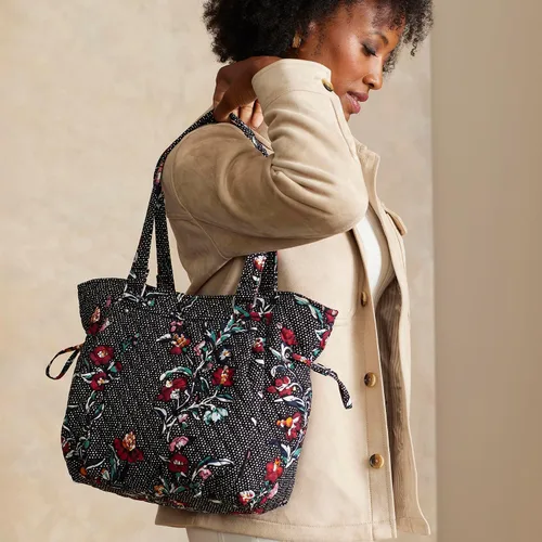 Vista 5 de Vera Bradley Monedero Glenna de algodón para mujer