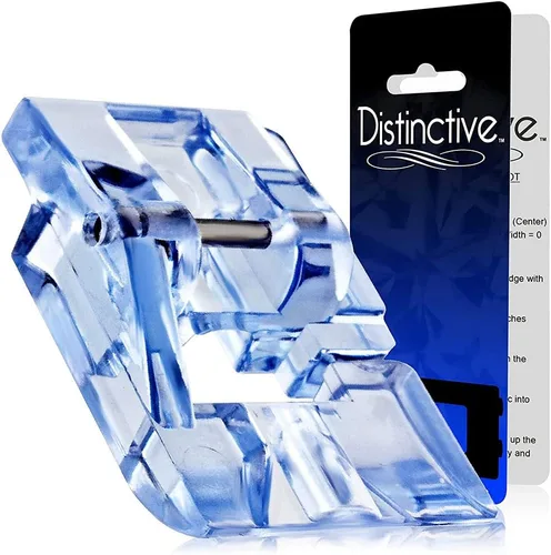 Vista 23 de Distinctive 1 – 4 (cuarto de pulgada) Quilting máquina de coser prensatelas para guía de borde con – Compatible con todos los vástagos Snap-On