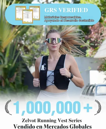 Vista 8 de Zelvot X-Back - Chaleco para correr para mujer, chaleco de hidratación con Soporte para teléfono específico para mujer, ligero, transpirable, ajuste