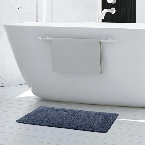 Vista 10 de French Connection Stonewash - Alfombra de baño de mezcla de algodón, 20 x 34 pulgadas, color marfil
