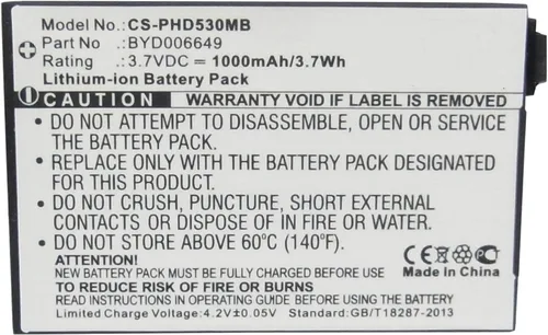 Vista 5 de VI VINTRONS Batería para Philips Avent Eco SCD535 DECT, Avent SCD530, Avent SCD536, Avent SCD540, BYD001743