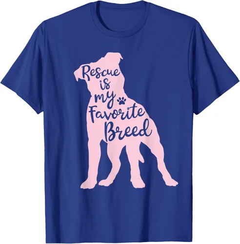Vista 19 de Pitbull Rescue Is my Favorite Breed Dog Pit Bull Mama - Camiseta, Negro, S