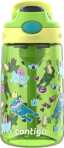 Vista 17 de Contigo Aubrey - Botella de agua para niños, paquete de 2, 20 onzas, azalea/jade y frambuesa azul. Azalea, tapa a prueba de derrames, apta