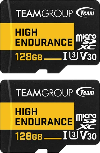 Vista 11 de TEAMGROUP Alta resistencia 64GB x 5 unidades Micro SDXC UHS-I U3 V30 4K 100 MB/s (diseñada para monitorear), estable y duradera, compatible