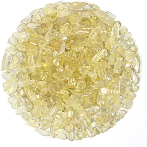 Vista 33 de Chips de cristal de amazonita natural triturado de 1.1 libras, chips de cristales curativos a granel, piedras preciosas de cristal triturado