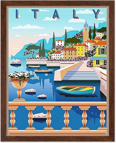 Vista 40 de Poster Master Póster de viaje vintage, impresión retro de playas de dunas - Arte de línea South Shore - Regalo para él, ella, amante de los viajes