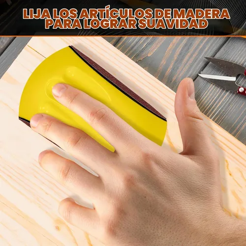 Vista 9 de Bloques de lijado de ratón para madera, bloque de lijadora de ratón, herramientas de carrocería automática, almohadillas de lijado de mano