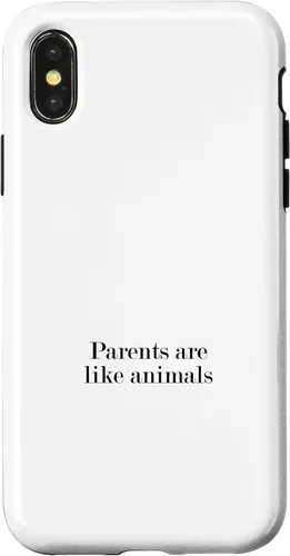 Vista 5 de iPhone 16 Parents are like animals Case