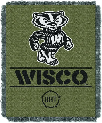Vista 34 de Northwest NCAA Unisex-Adult Woven Jacquard Throw Blanket Homenaje