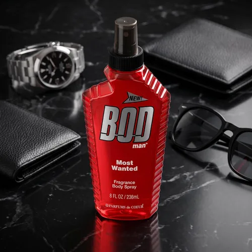 Vista 3 de BOD man Fragancia corporal en aerosol, Most Wanted, 8 fl oz