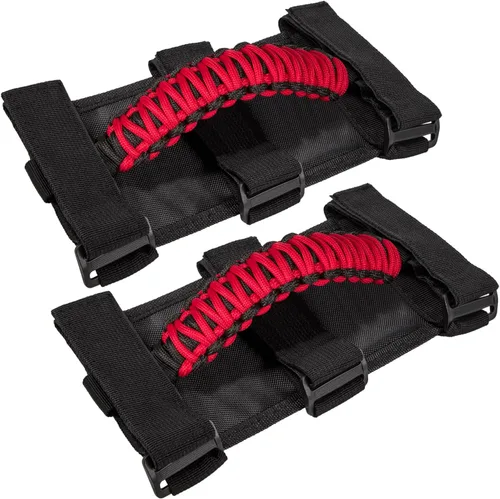 Vista 14 de Asas de agarre para Jeep Wrangler JK JKU JL JLU TJ YJ Sports Sahara Freedom Rubicon Unlimited Gladiator JT 1955-2023 UTV ATV Accesorios Premium 550