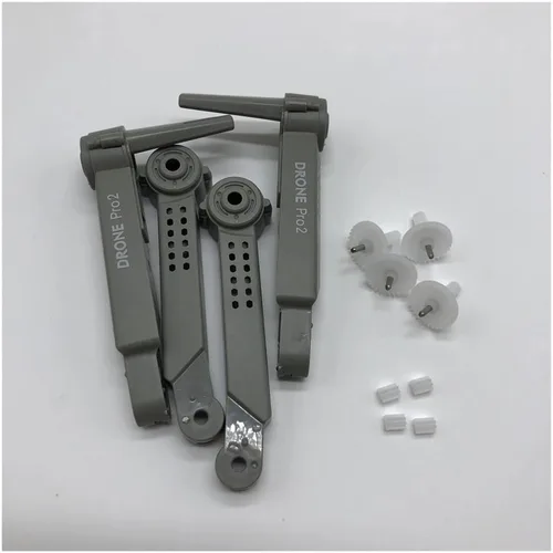 Vista 4 de RC Drone Spare Parts Motors Engines Quadcopter Arm Blades Gear For E99 Pro S70 Pro(Black)