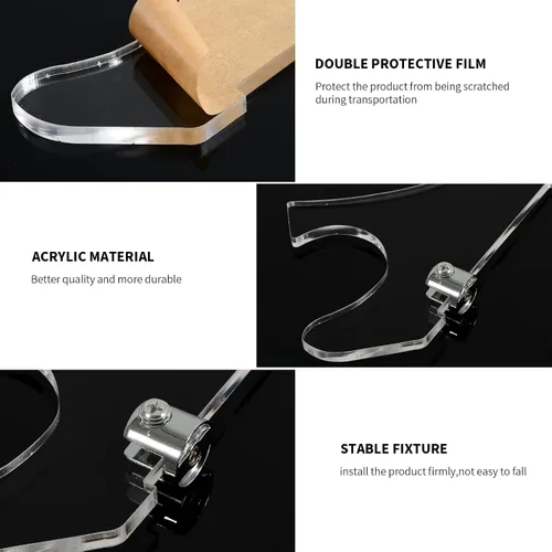 Vista 4 de Soporte de pared para sable de luz: acrílico de 0.236 in de grosor, capaz de soportar 30 libras, utilizado para exhibición de sables de luz
