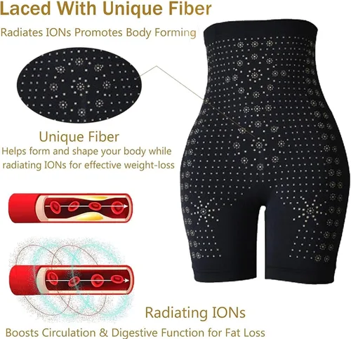 Vista 4 de Pantalones cortos de reparación de fibra iónica de seda de hielo, dispositivo de moldeo de reparación de fibra de iones de seda de hielo, pantalones