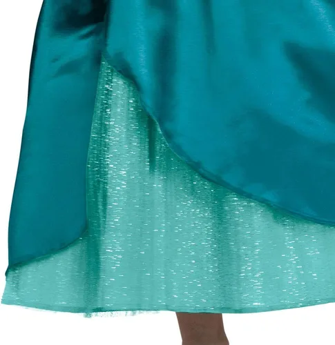 Vista 5 de Disney Frozen 2 - Disfraz de Anna para niñas, vestido de lujo y capa