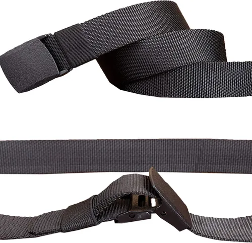 Vista 2 de Elonglin Cinturón táctico militar de la lona de la correa de nylon unisex 1,5" con la hebilla plástica