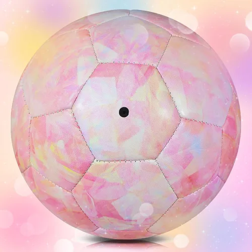 Vista 7 de Soccer Ball Size 3/Size 4 for Kids, Premium TPU Toddler Soccer Balls Interactive Indoor Outdoor Sports Toys for Kid Children Boys Girls Teenager