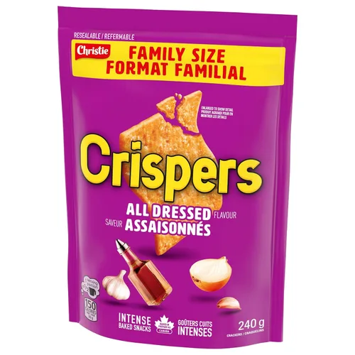 Vista 9 de Crispers Todas las galletas vestidas de tamaño familiar, 8.47 oz (importadas de Canadá)